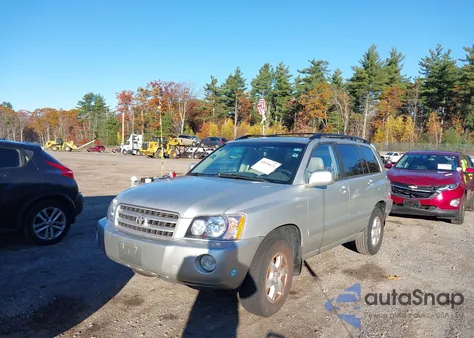 2003 Toyota Highlander Limited V6 из США, поврежденный, VIN JTEHF21A430151444